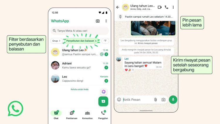 WhatsApp Hadirkan 4 Fitur Baru di Obrolan, Ini Daftar Pembaruannya