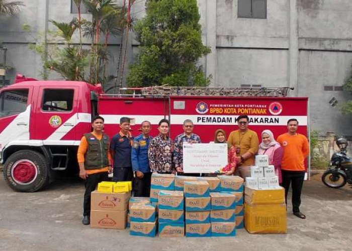 Telkom Salurkan Bantuan Karhutla di 3 Provinsi Kalimantan